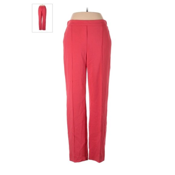 Women's WINGATE Collection Penelope Boyfriend Pants SAMPLE NWT Coral Size 1 - Picture 1 of 4